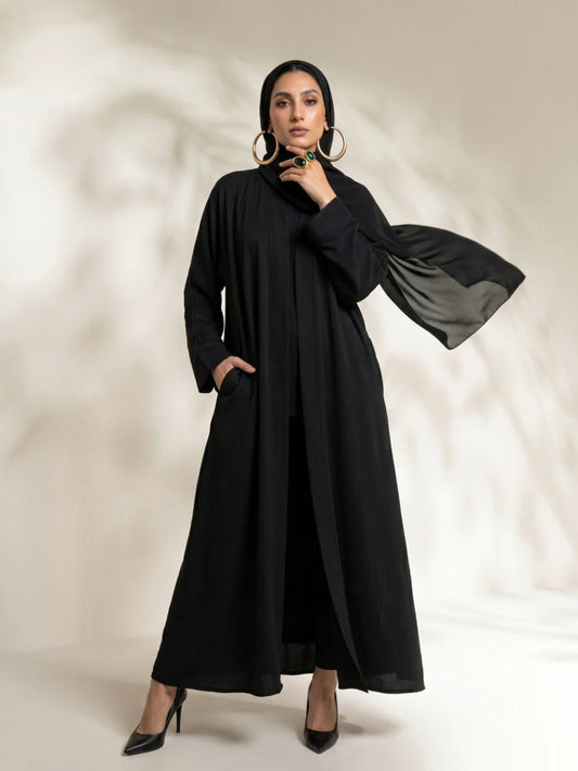 Black Core Abaya